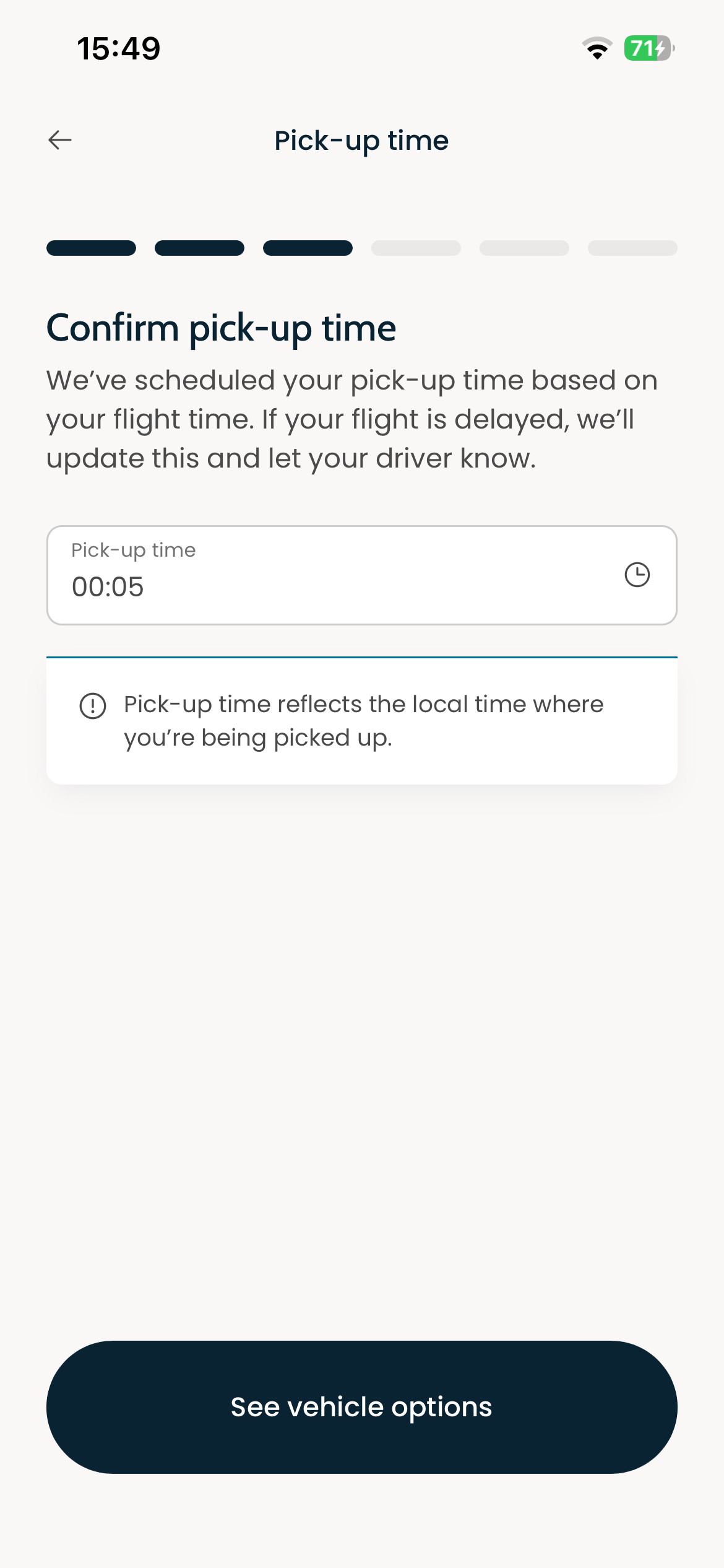 Transport flow step 4