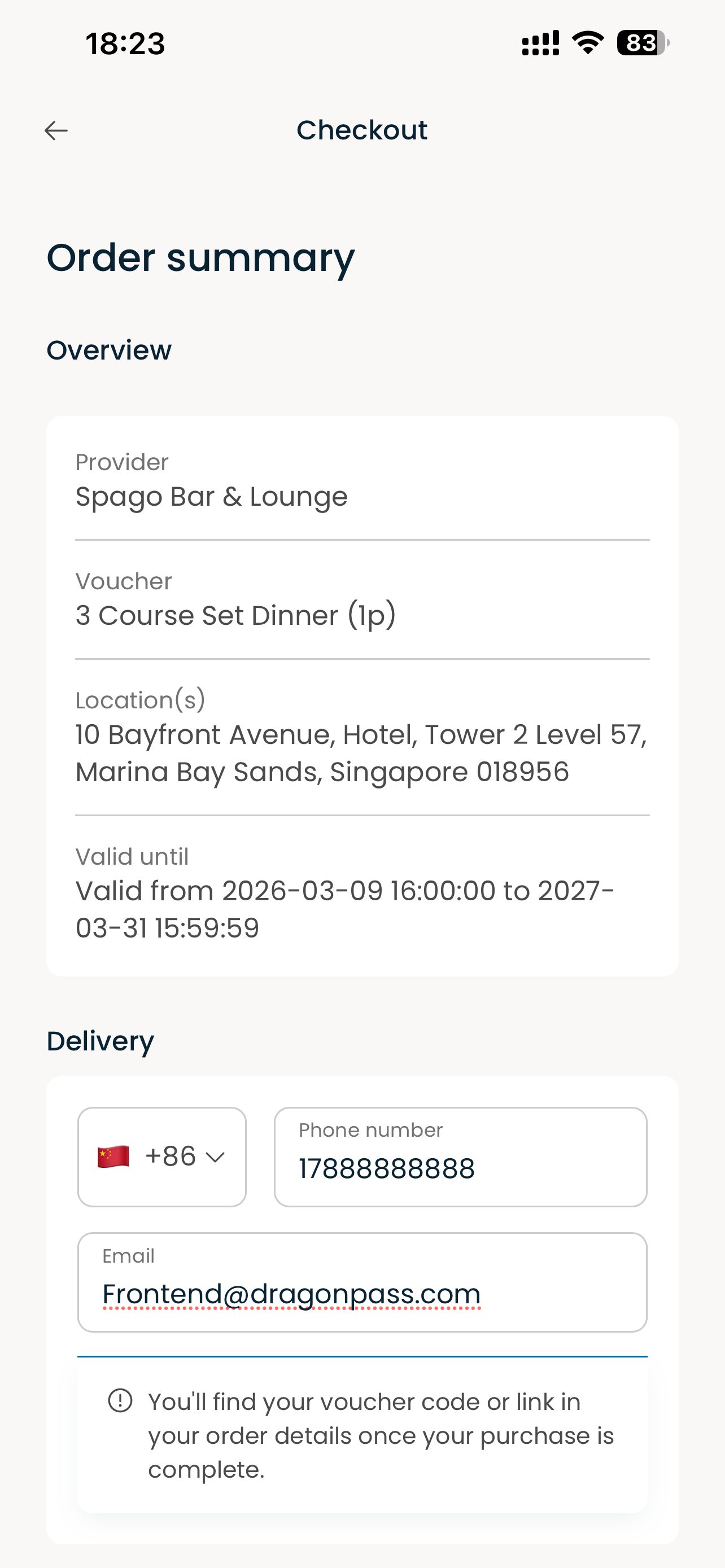 Local Offer flow step 5