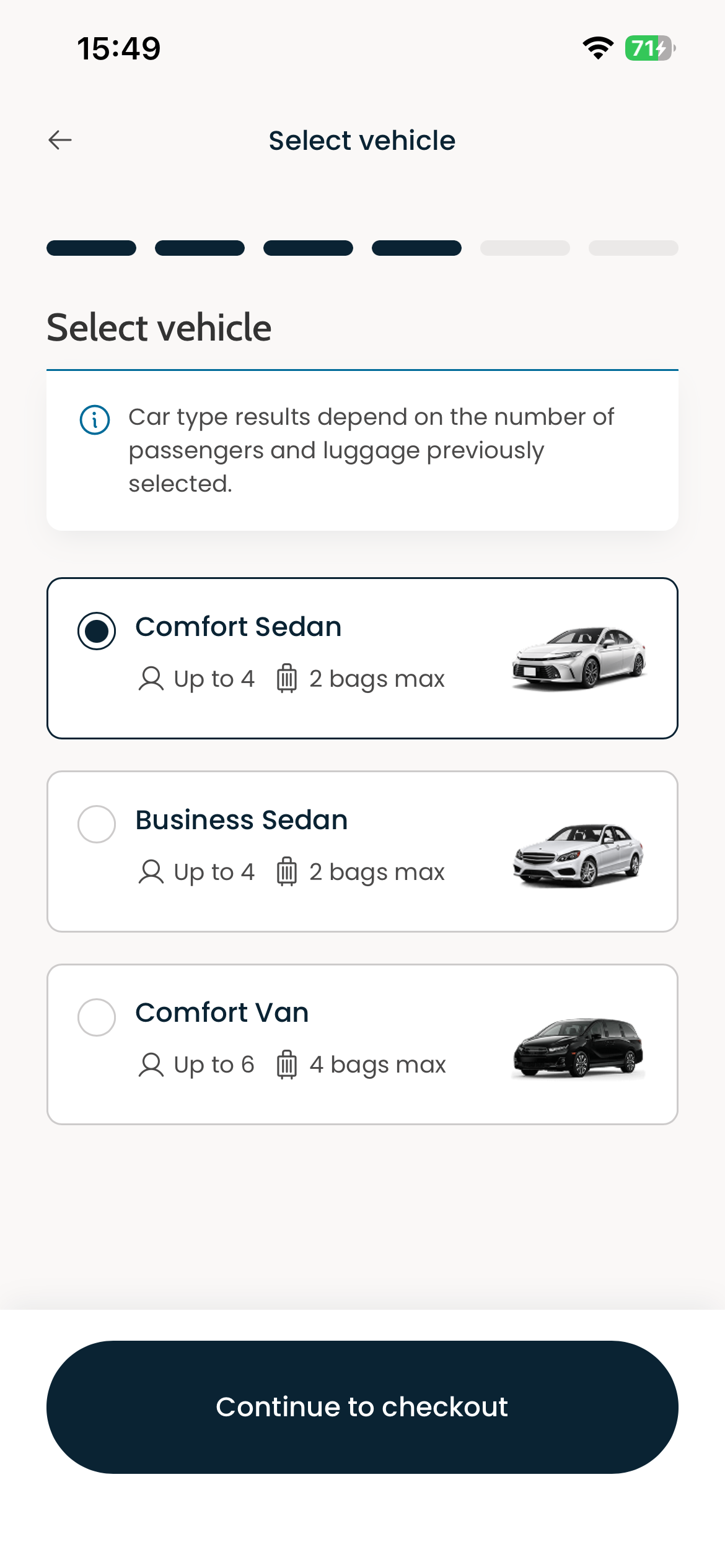 Transport flow step 5